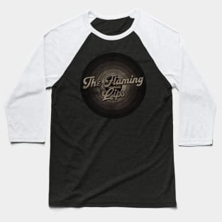 Flaming First Name Retro Tape Pattern Vintage Styles Baseball T-Shirt